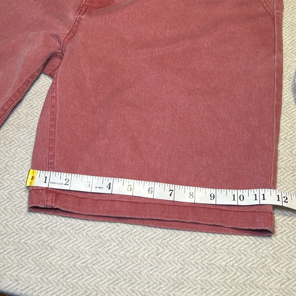 Brixton Choice Dusty Rose Flat Front Shorts. Size 36 - Picture 9 of 14